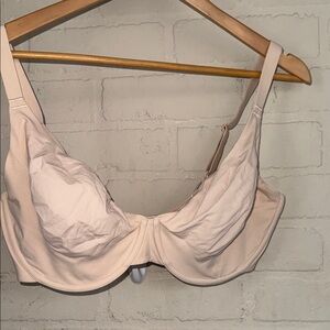 Delimira Cream Bra underwire unlined no padding 38g NEW adjustable